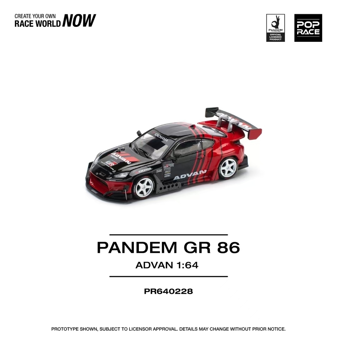 POP Race 1:64 Pandem GR86 ZN8  - Die Cast Car 1 64 review and price