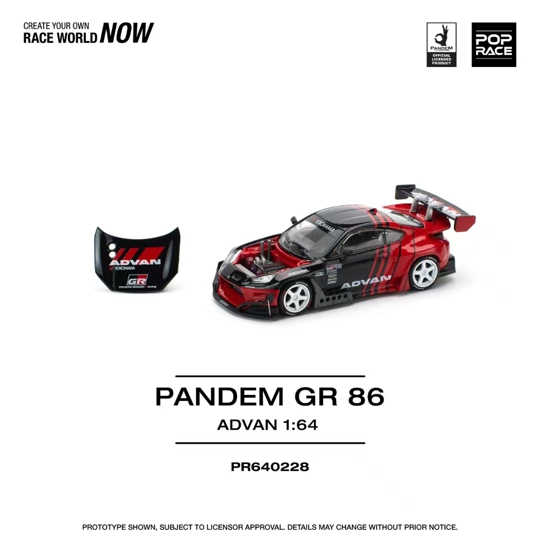 POP Race 1:64 Pandem GR86 ZN8  - Die Cast Car 1 64 review and price