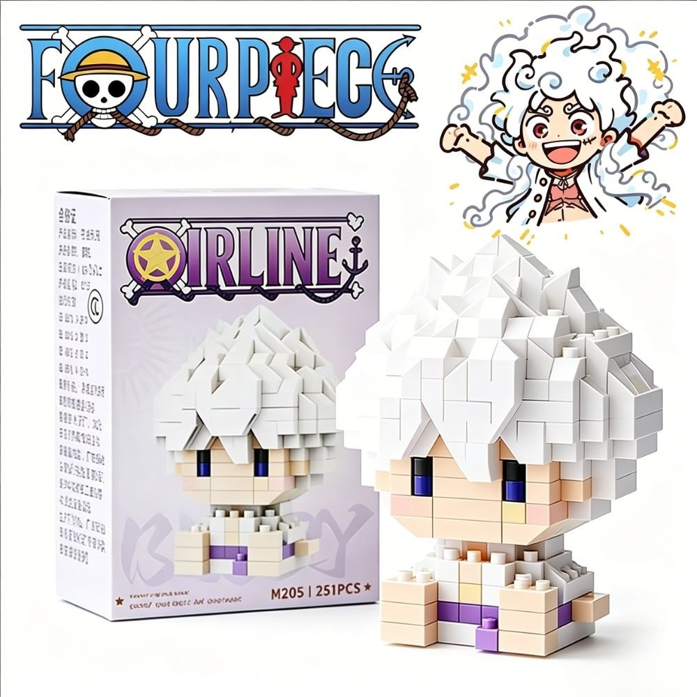 One PIECE Sun God Nika Luffy M - Building Block Mini review and price