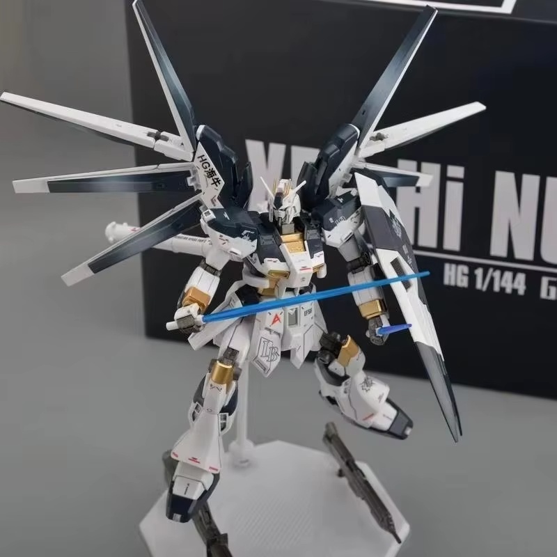 Hi-ν Hi Nu GPB Color HG 1/144  - Bandai Model Gundam Hg review and price